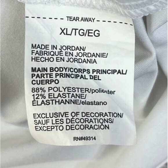 Notre Dame Fighting Irish Polo Shirt Men's XL Under Armour White Golf NCAA - Picture 8 of 8